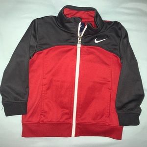 Nike Baby Jacket - Red and Gray